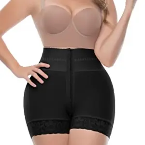 Bon Zenzen’n (Butt lift underwear fajas short) Black Mid Thigh Shaper Waist Cincher