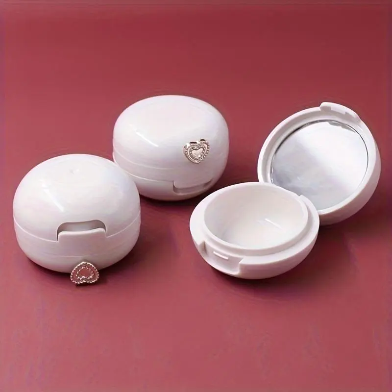 Portable Lip Mask Bottle, Empty Bottle DIY Handmade Lip Balm Dispenser Box, Lip Balm Container with Mirror and Applicator, Skincare, Lip Treatments, Lip Sleeping Mask