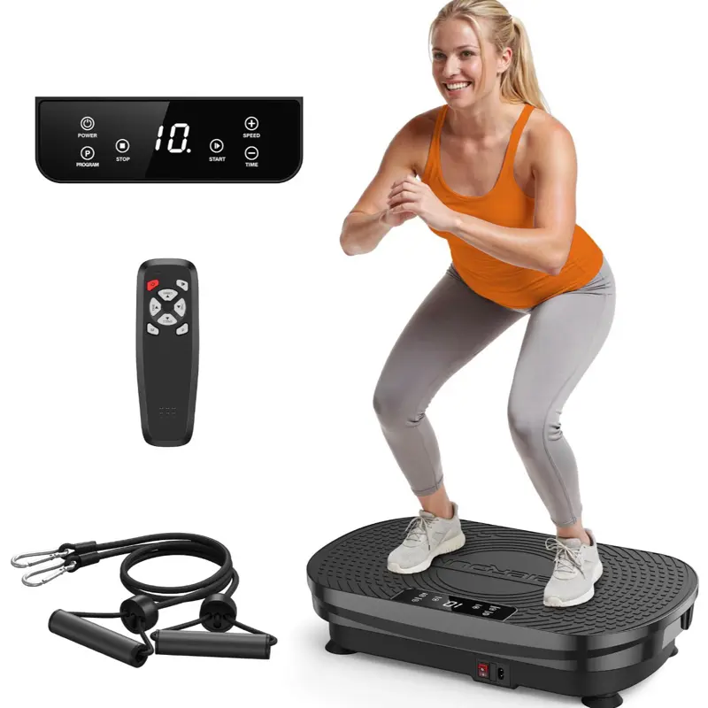 FED Fitness Feierdun Series VP2 Vibration Plate Whole Body Vibration Fitness Platform for Home Full Body Workout & Muscle Toning Training