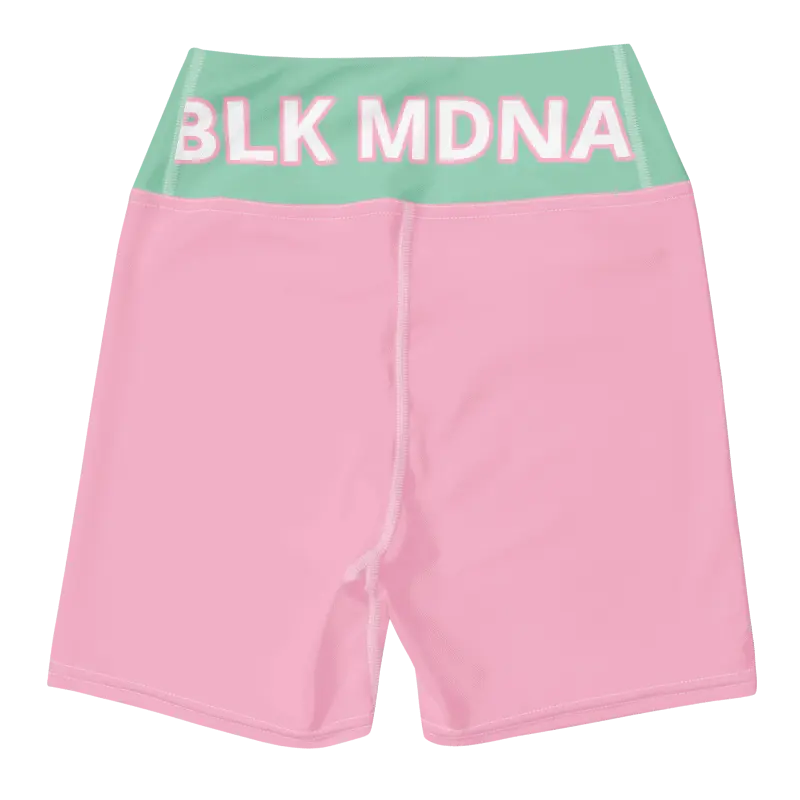 BLK MDNA SculptFit Workout Shorts | High-Waist Luxury Activewear