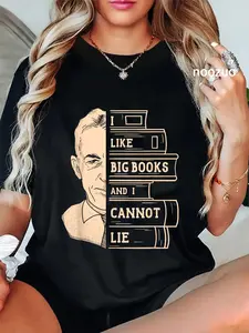 100% Cotton Big Books - Addiction Recovery Bill W. Alcoholics Anonymous T-Shirt