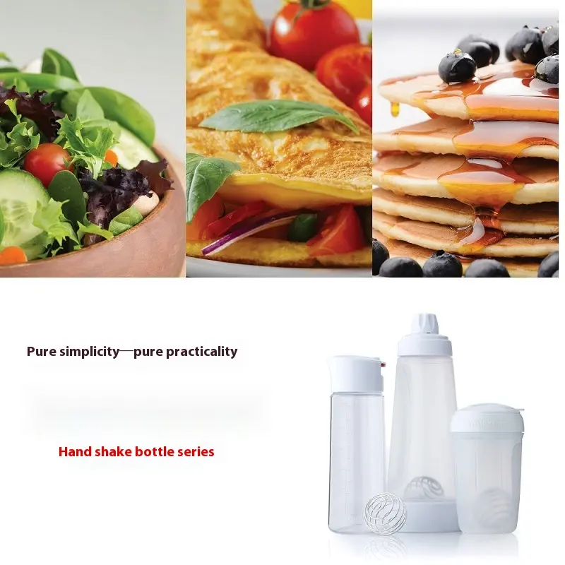 Hand-cranked batter dispenser mixing bottle with scale for kitchen use Microwave and Dishwasher Safe Containers Stackable Disposable Food Ice Cream Holder Set Cooking Utensils Set with Holder glass syrup line cook quart Non-Stick Kitchen Utensil Set Day D