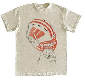 Wisconsin Design Team Badger Vintage Helmet Tee