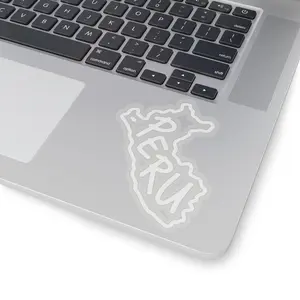 Peru Map Sticker, Peru Map Bumper Sticker, Peruvian Culture Map Decal, Peru Flag Gift, Peruvians Gift