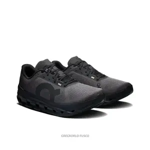 Speed Training Running Shoes, Triple Black Colorway, Dual-Layer Midsole Structure and  Cushioning Technology