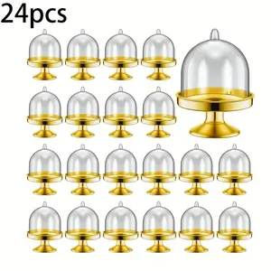 Mini Plastic Candy Boxes with Lids, Deluxe Gift Box, Beautiful Gift Box, 24pcs Set for Parties & Events, Perfect for Birthdays, Weddings, Holidays, Ideal for Gifts & Decorations