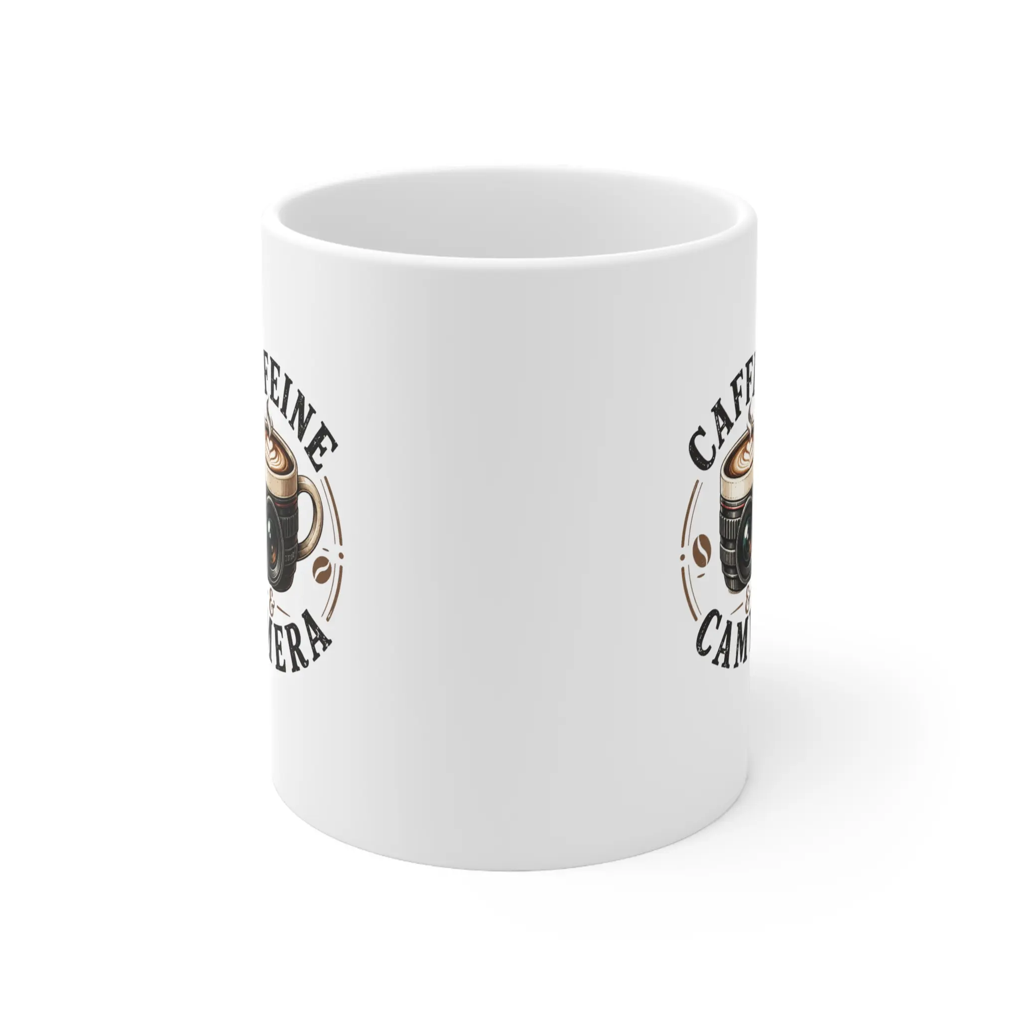 Caffeine and Camera Photographer Coffee Mug - Photography Gift