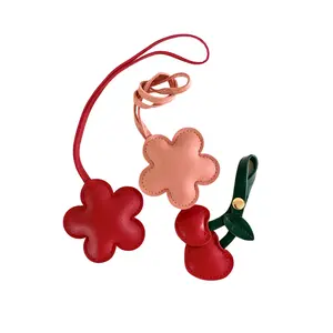 Bag Charms - Cherries & Flowers