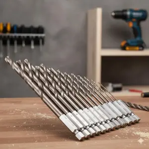 Cobalt Steel Drill Bit Set 1.5-6.5mm Hex Shank for Metal, Stainless Steel, Aluminum, Iron Plate. High-Speed Hard Drill Bits for Electric Drill, Impact Drill, Bench Drill. Professional Durable Tools.