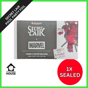 Secret Lair Drop: Secret Lair x Marvel's Deadpool: I Fixed It (You're Welcome) - Pool Party Foil Edition - Magic the Gathering MTG
