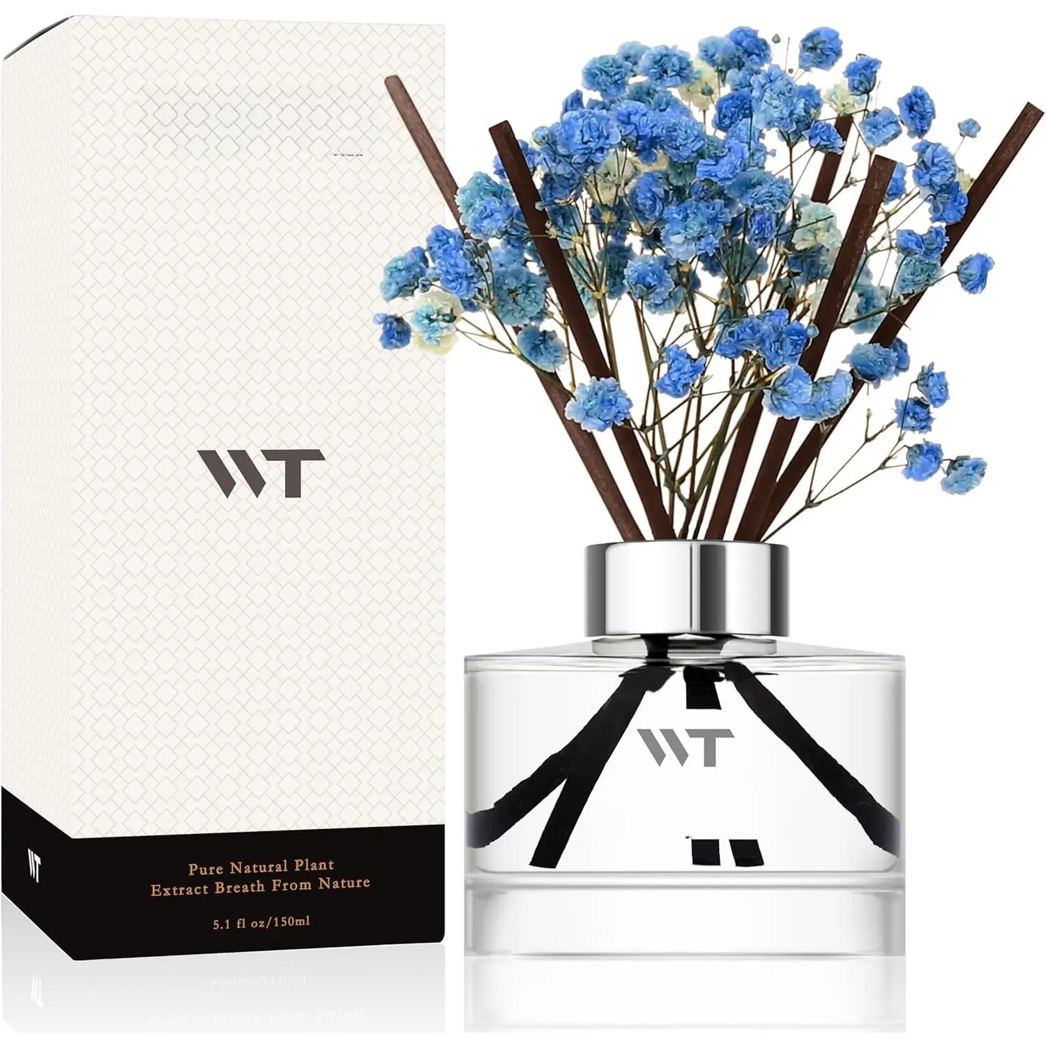 Flower Reed Diffuser Set Cashmere Vanilla Scent for Bathroom ...