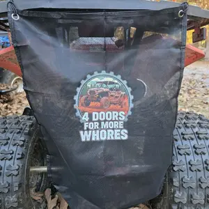 4 doors utv mesh trash sac