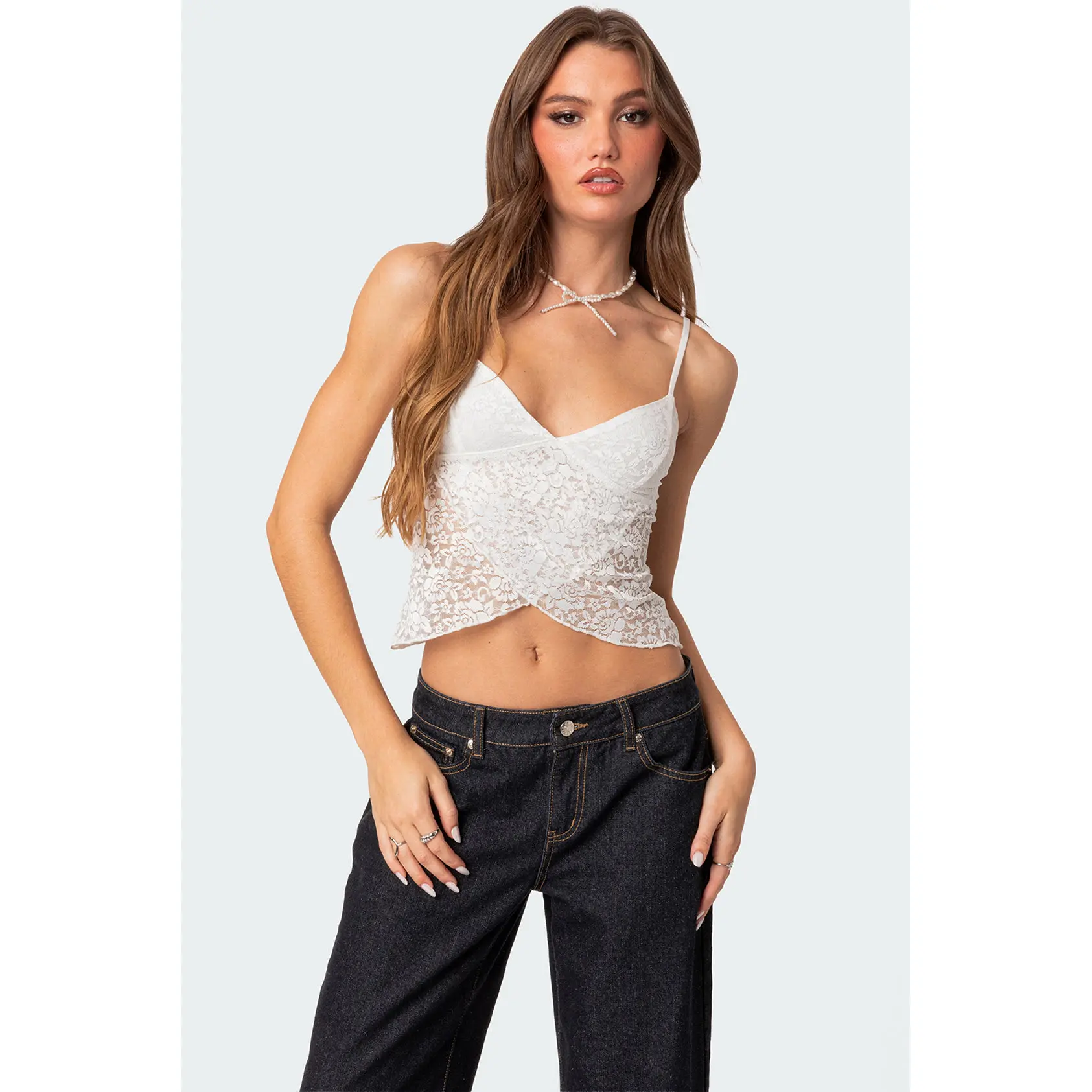 Ruby sheer lace tank top Ruby sheer lace tank top