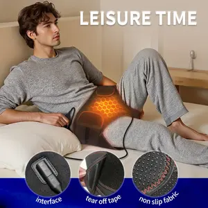 Portable Hip & Waist Heating Pad - 3 Heat Settings, Smart Thermostat, Timer, Long Cord, Battery-Free. Heating Pad for Women & Men, Heat For Back Hips, Heating Pad Period, Christmas and Halloween gifts