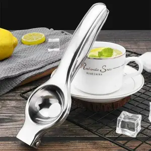 Stainless Steel Lemon Squeezer – Heavy-Duty Hand Press Juicer for Citrus & More