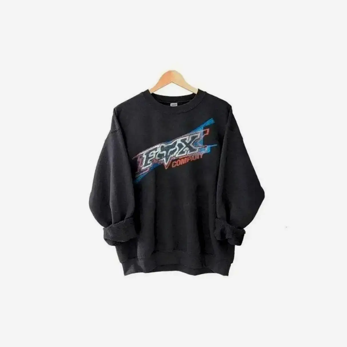 Foxxx Racing Print Sweatshirt, Motocross Pullover for Racing Lovers, Gift for Men & Women, Womenswear, Menswear, Full Size, Full Color 2KC AO1