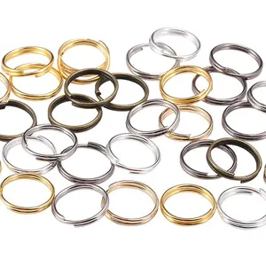 200pcs/pack 4-10mm high quality Jump Rings Split Rings Connectors For Diy Jewelry Finding Making Accessories Small Business Supplies