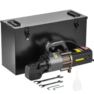 VEVOR Electric Hydraulic Rebar Cutter, 1500W Portable Rebar Cutter, Cutting up to 7/8 Inch #7 4-22mm Rebar within 2.5 Seconds, High Power Steel Rebar Cutter with Oil Can Rich Accessories, Black RC-22VEVOR Super Brand Day