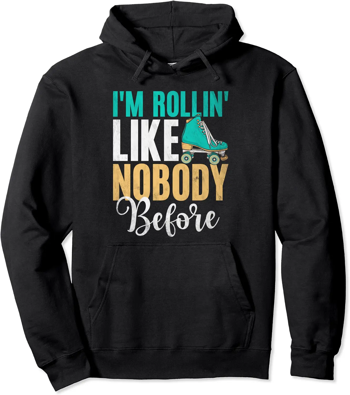 Roller Skates Vintage Inliners 80s 70s Retro Roller Skating Pullover Hoodie - Yoandymira Shop 27B0CJL7W4J4