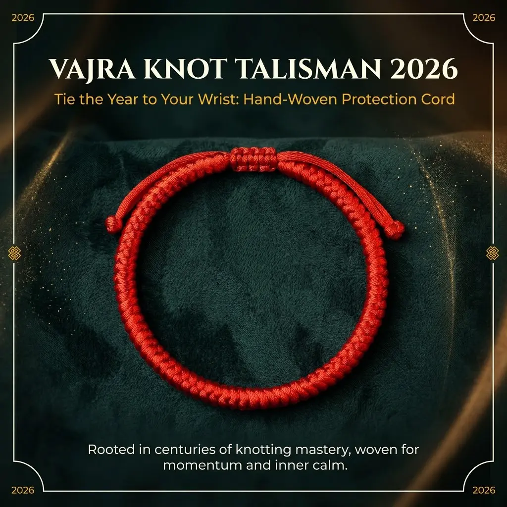 Adjustable Hand-Woven Red String Bracelets, Traditional Oriental Knot Cord Jewelry for Couples, Lucky Charm Talisman with Luck Beads & Horse Sign, Ideal for Daily Use & Festival Wear