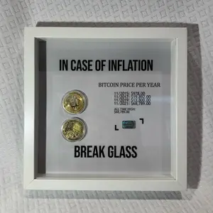 Cash flow creations prop money art 10x10 frame shadow box high quality decor print poster bitcoin Room