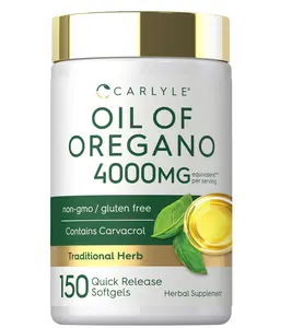 Carlyle Oregano Oil Supplement | 150 Softgel Capsules | Contains Carvacrol | Non-GMO & Gluten Free Formula
