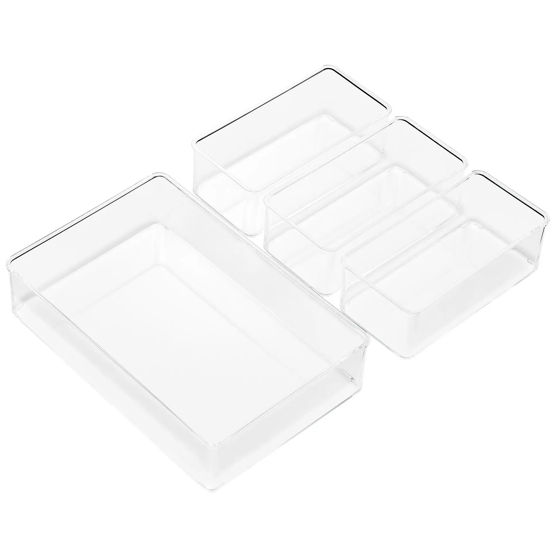 Sorbus 4-Piece Kitchen Drawer Organizer Set