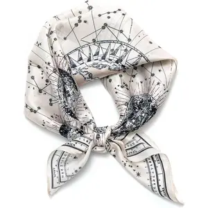 Mulberry Silk Scarf for Women, Bandana Square Satin   Scarf for Hair 27"x27" Handbag Accessories
