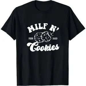 Milf N Cookies Funny Mom Shirt, Mother's Day Gift, Milf Shirt, Milfin Ain't Easy Mom Shirt, Mama Shirt, New Mom Gift, Funny MILF shirt