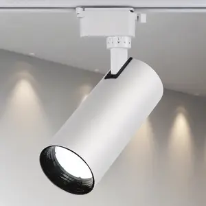 Adjustable Zoom Track Lighting 360° Rotation Angle Dimmable Indoor Light for Home Office Commercial Space Perfect Lighting Solution