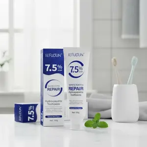 SEFUDUN 7.5% Nano Hydroxyapatite Toothpaste, Enamel Repair & Remineralizing, Gentle Non-Irritating Daily Oral Care, Natural Mint Flavor, Fluoride Free, Stain Reduction for Coffee Tea Stains