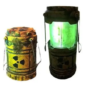Fallout Inspired Mini Nuclear Reactor Lantern Toy Handheld Lamp Portable Retro Camping Lamp Home Outdoor Decor Birthday Gift Cosplay Props, gifts for boyfriend valentine's day decor