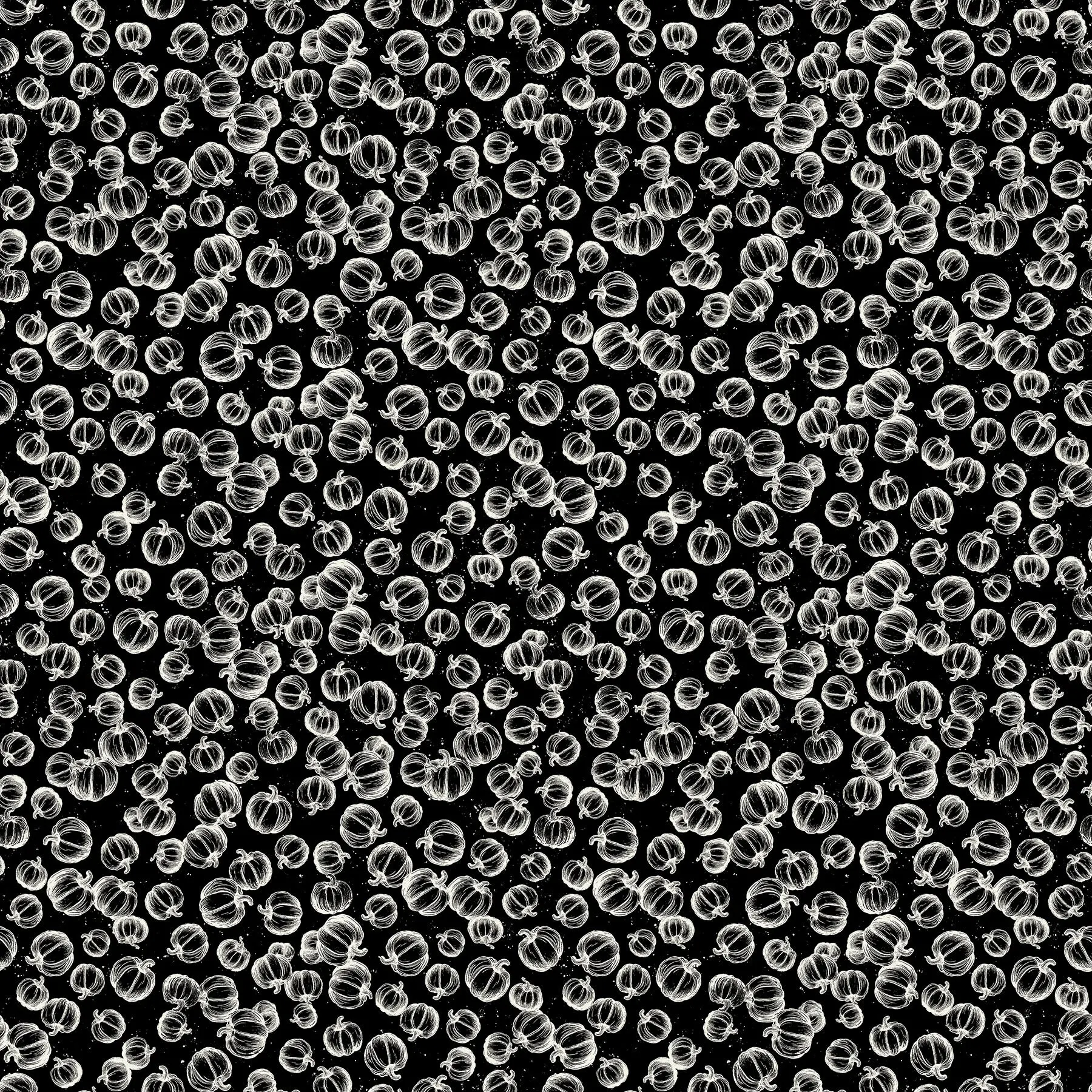 Fabric Patrick Lose Black Pumpkin Toss Haunted Hollow by the Quarter Yard 10719-99