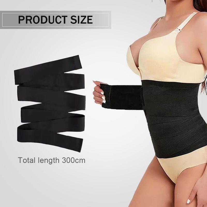 Women's High-Quality Waist Trainer Belt - Breathable Nylon Tummy Control Postpartum Recovery & Weight Loss Body Shaper with Adjustable Straps, Sweat-Resistant for Home Office Outdoor Wear, Perfect Birthday Christmas Gift (Black) Highwaist Girdle Corset