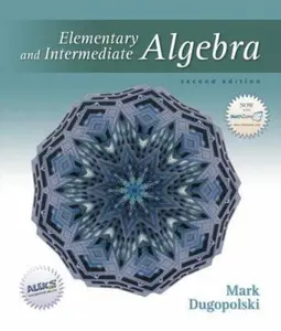 USED-Elementary and Intermediate Algebra by Mark Dugopolski (Hardcover)