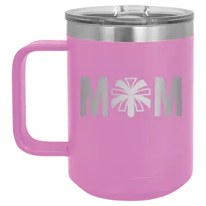 Mom Cheer 15 oz Mug | Light Purple