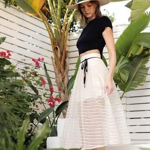 Mindi Elegant Skirt - Women's Bottom, Casual Style, Lightweight Fabric, Ideal for Everyday Wear - Womenswear