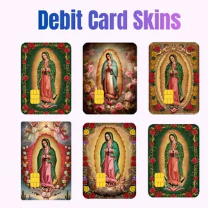 Virgen de Guadalupe Debit Card Skins Retro Sticker for Credit Card