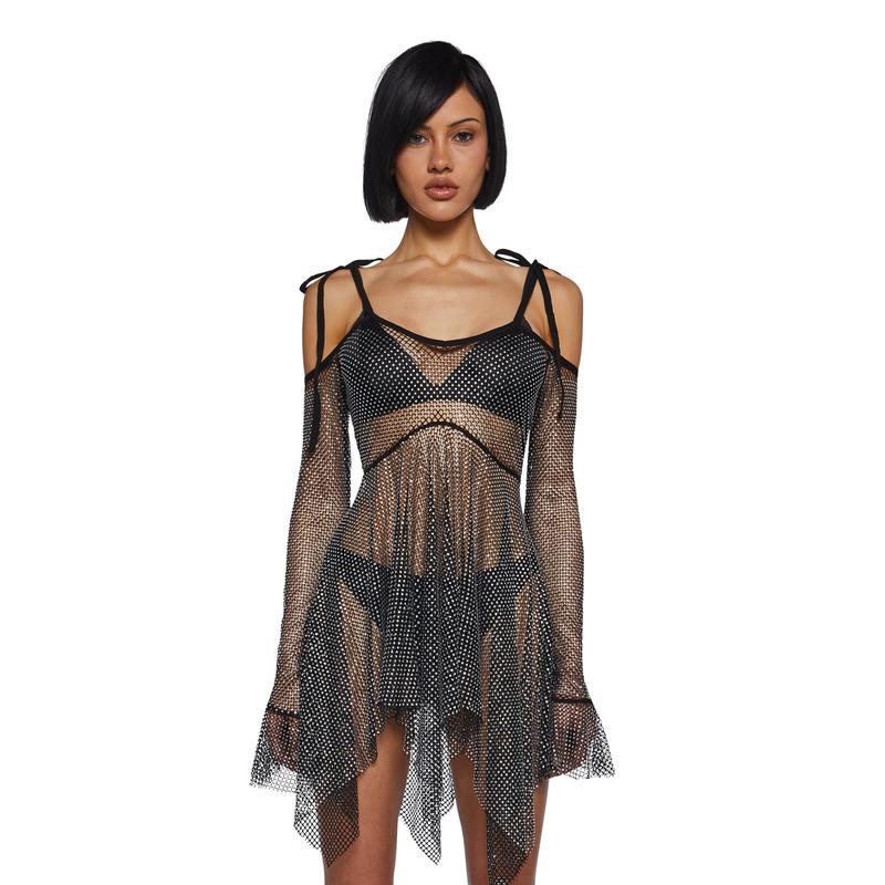 F Is For Fairies Handkerchief Dress - Rhinestone