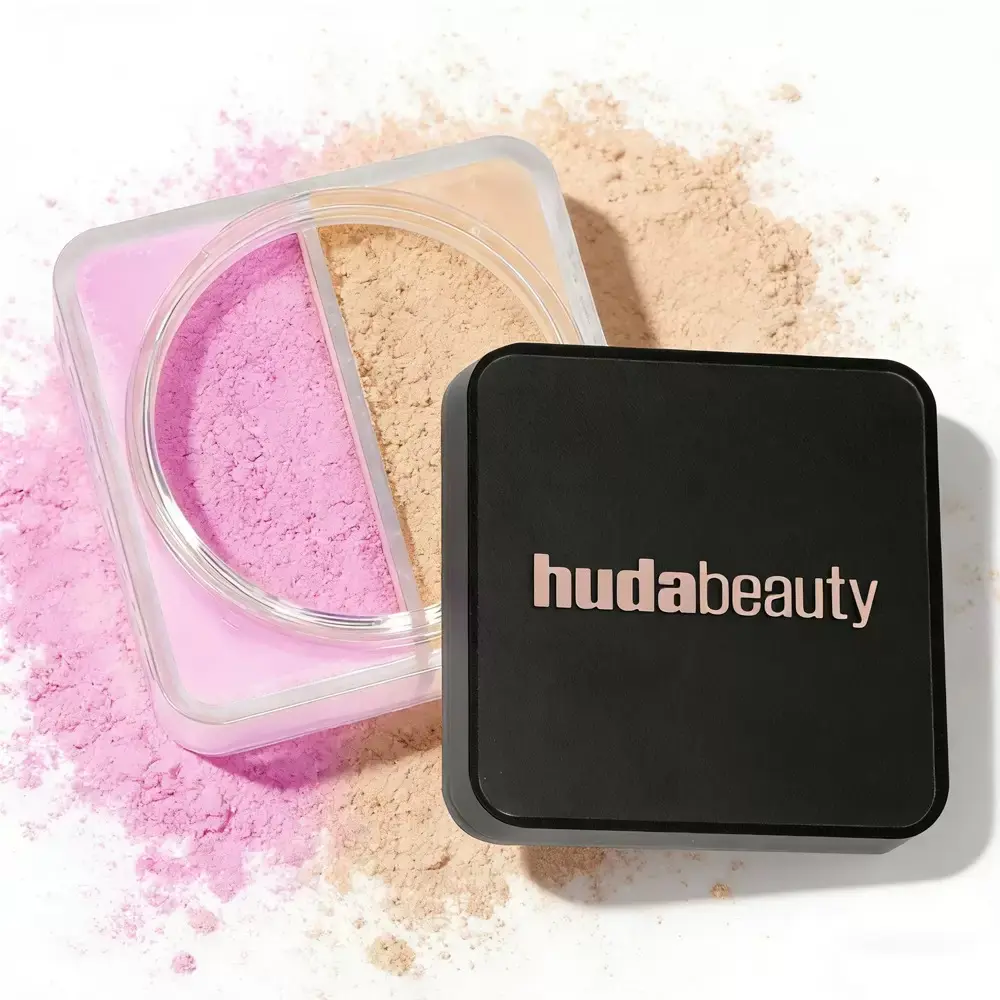 Huda Beauty Duo Loose Setting Powder 2 Color Matte Baking Powder