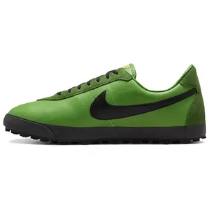 BODE x Nike ASTRO GRABBER Low-Top Sneakers in Green with Coconut Milk and Chlorophyll Design for Men and Women, Soft Comfortable Slip-Resistant Casual Shoes Trending Shoes, House White Official Shoes to Get / Maison Mihara