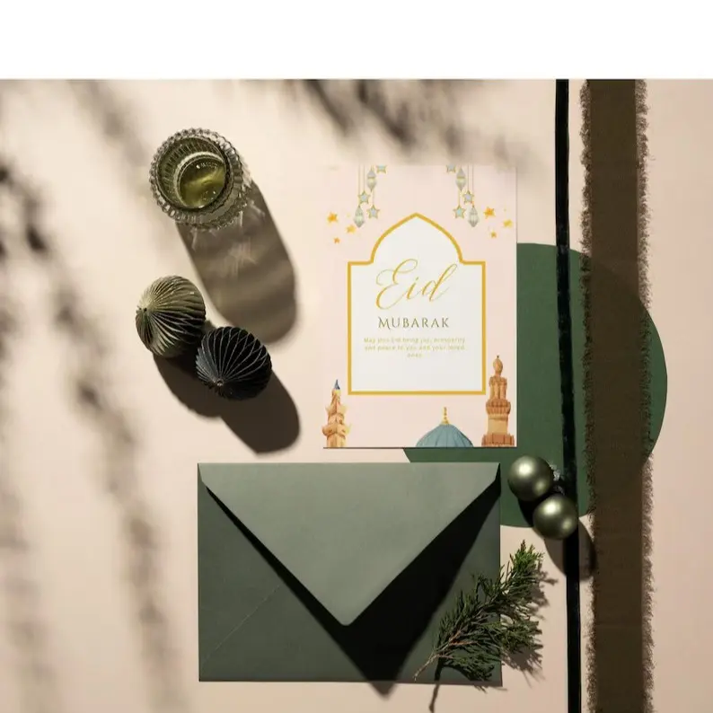 Eid Mubarak Greeting Card