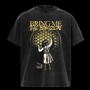 Vintage Bring Me The Horizon T-Shirt & Hoodie, BMTH shirt, Rock band T-shirt, Graphic band tee, Alternative rock T-shirt, Band merch T-shirt, Concert tour shirt, Music fan shirt, Heavy metal T-shirt,Music fan shirt.