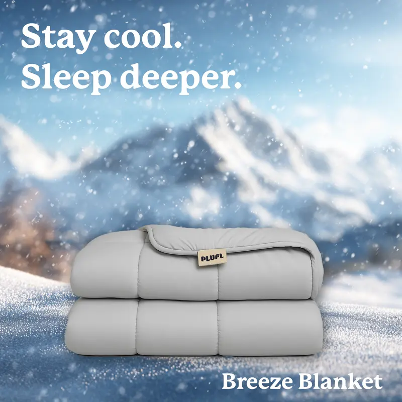 Breeze Blanket - Ultra Soft & Cooling Blanket for Hot & Restless Sleepers