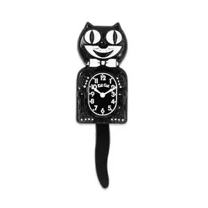 Kit-Cat Clock 3D Enamel Pin (Black)