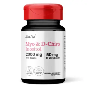 Myo Inositol & D-Chiro Inositol for Women 2000mg | Ideal 40:1 Ratio, Myo-inositol 2000mg & D-Chiro 50mg Per Serving | Support for Hormonal Balance & Ovarian Health, 120 Capsules