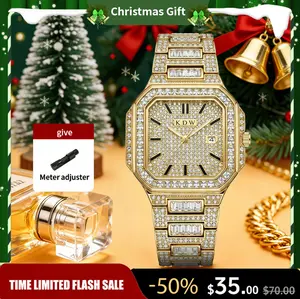 Premium Ladies' Luxury Square Watch – Crystal-Embellished Dial, Precise Quartz Movement, Timeless Elegance & Versatile Style, Complete with Watch Adjustment Tool & Elegant Gift Box | Thoughtful Christmas Gift for Her
