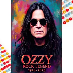 5D DIY Full Drill Round Diamond Painting - Diamond Painting Kit with Colorful Background, Mosaic Canvas DIY Wall Art, Home Wall Decoration, Suitable for Halloween, Christmas, Birthdays, and Anniversary Gifts