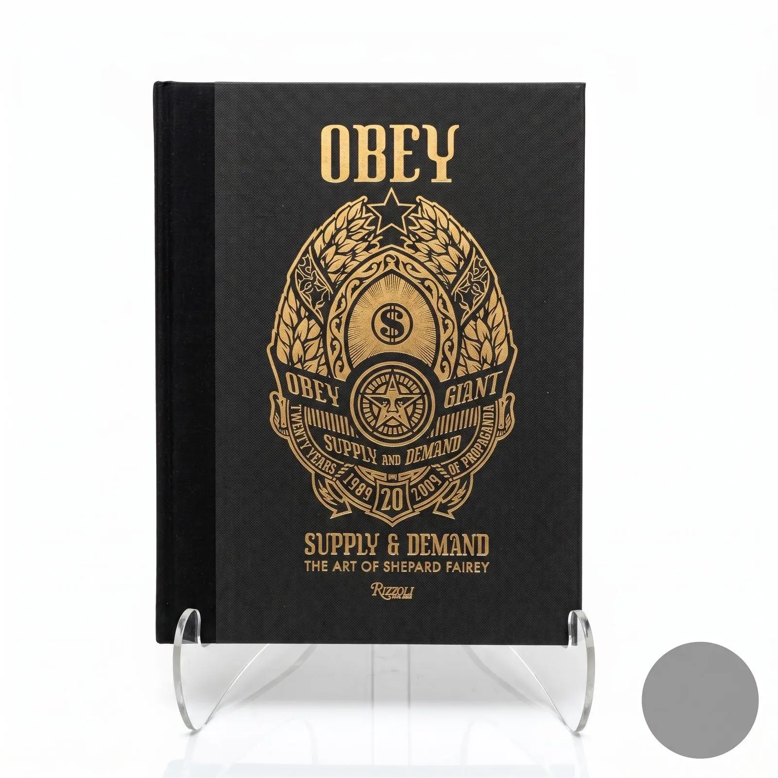 Signed Shepard Fairey OBEY Book with Rise Above Poster - Urban Art Collectible