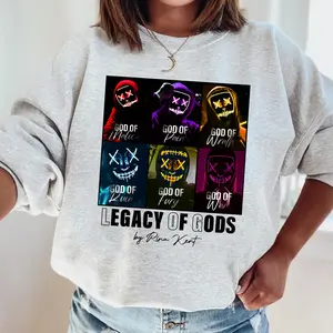 Retro Legacy of Gods Series Book Sweatshirt, Legacy of Gods Heathens Shirt, Rina Kent Merch, Dark Romance Shirt, Bookish Merch, Booktok T-Shirt, Sweatshirt, Hoodie Gifts Suitable for Book Lover